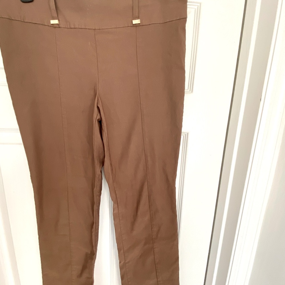 Anne Klein ankle  stretchy pull on slim fit pants